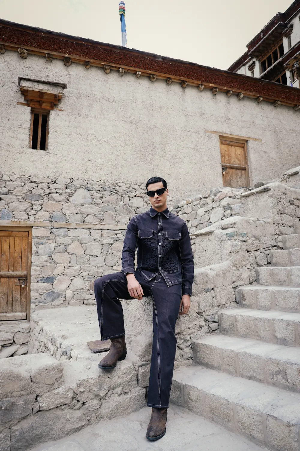 Male fashion model